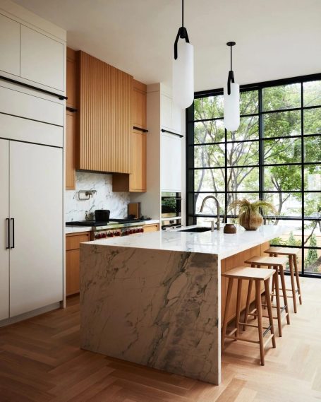 Cosina moderna Diseño de construcción de cocinas modernas